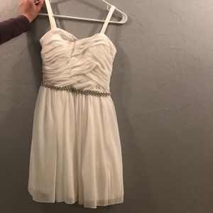 City Studio white homecoming dress